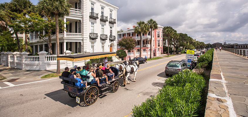Carriage Tour Battery Park Waterfront Charleston, SC