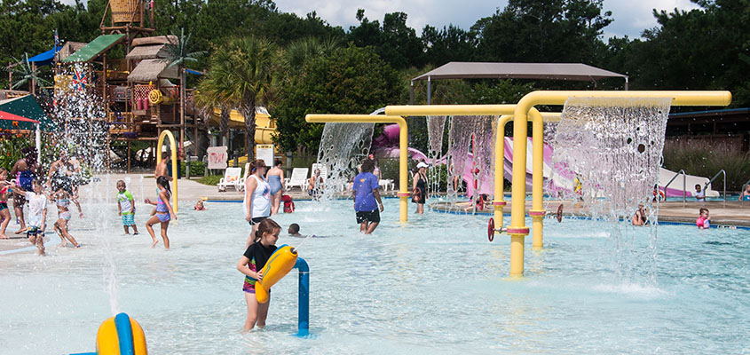 Lily Pad Lagoon Toddler Play Area Whirlin Waters. &copy; 2014 Audra L. Gibson. All Rights Reserved.