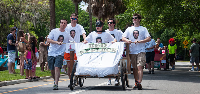Who wouldn't be an Affleck fan with support like this? &copy; Audra L. Gibson
