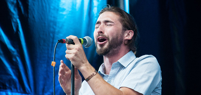 Will Blackburn of SLO on lead vocals. &copy; 2015 Audra L. Gibson. All Rights Reserved.