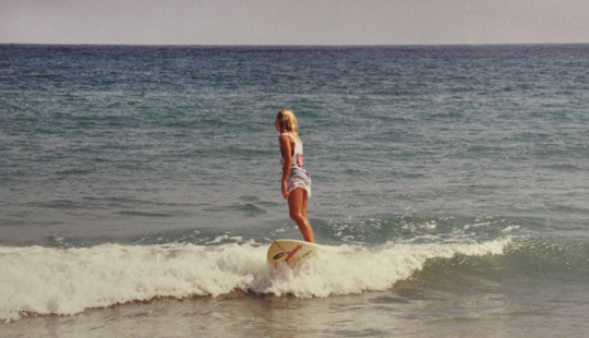 Audra Gibson Surfing