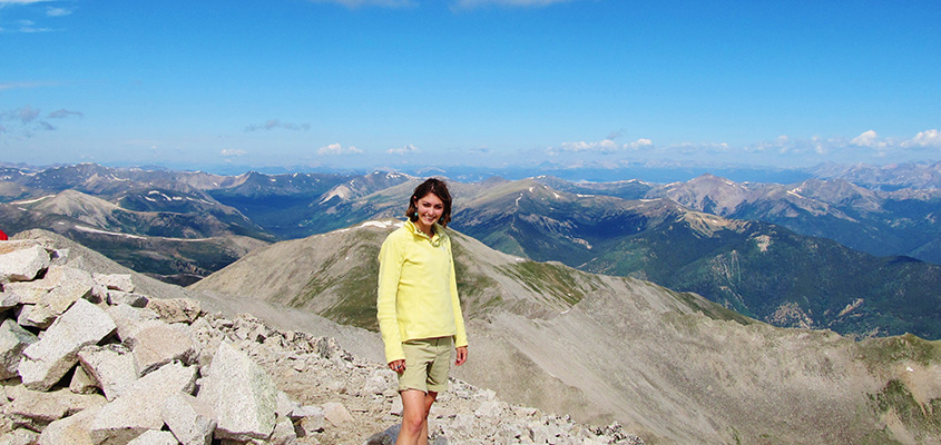On top of Mt. Princeton, Colorado. All Rights Reserved.