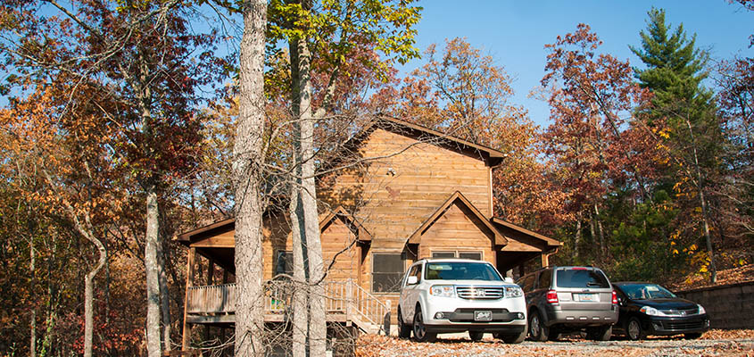 Mountain side cabin in Blairsville. &copy; 2016 Audra Gibson. All Rights reserved.