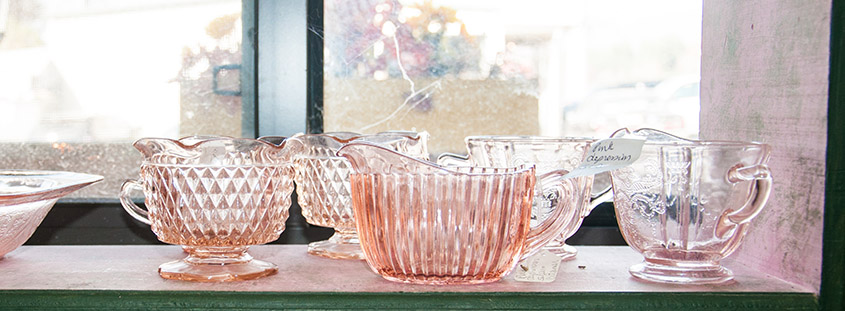 Pink Depression Glass Blairsville &copy; 2016 Audra Gibson. All Rights reserved.