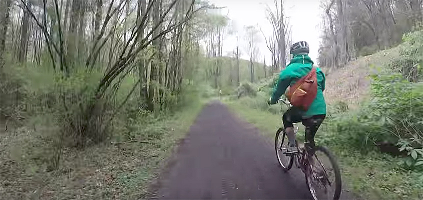 Biking the Virginia Creeper Trail. &copy; 2016 Audra L. Gibson. All Rights Reserved.