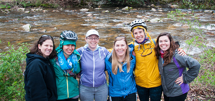 Biking the Virginia Creeper Trail &copy; 2016 Audra L. Gibson.