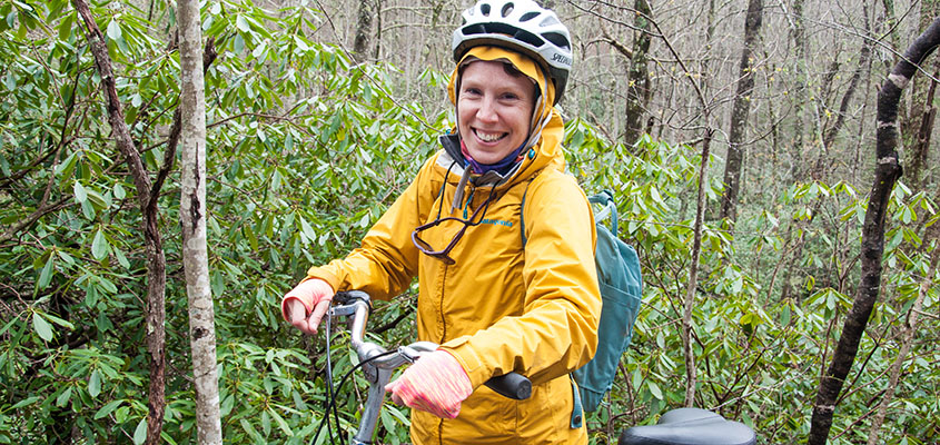 Biking the Virginia Creeper Trail. &copy; 2016 Audra L. Gibson. All Rights Reserved.