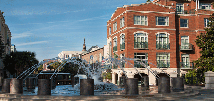 Waterfront Park in Downtown Charleston. &copy; 2013 Audra Gibson. All Rights Reserved.